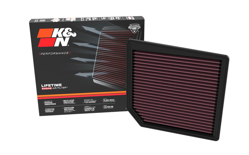 K&N Filters 33-3182 Air Filter Fits 22 Ghibli