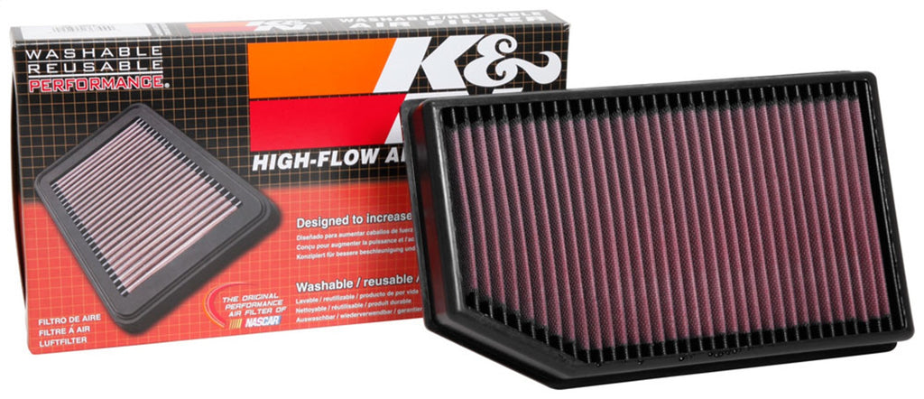 K&N Filters 33-5076 Air Filter Fits Gladiator Pickup Gladiator Wrangler (JL)