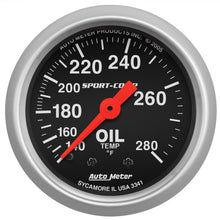 Load image into Gallery viewer, AutoMeter 3341 Sport-Comp Mechanical Oil Temperature Gauge