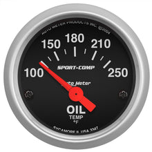 Load image into Gallery viewer, AutoMeter 3347 Sport-Comp Electric Oil Temperature Gauge