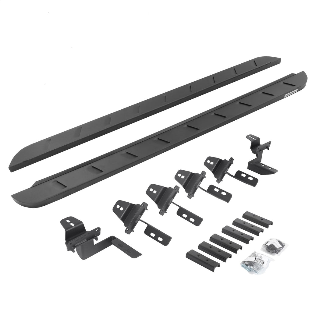 Go Rhino 63450568SPC RB10 Slim Line Running Boards w/Mounting Brackets Kit