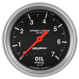 AutoMeter 3421-J Sport-Comp Mechanical Metric Oil Pressure Gauge