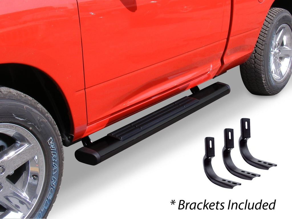 Go Rhino 686404552B 6 in. OE Xtreme Side Steps w/Mounting Brackets Kit