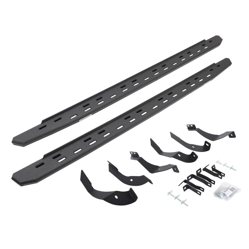 Go Rhino 69605187ST RB30 Slim Line Running Boards w/Mounting Brackets Kit