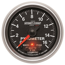 Load image into Gallery viewer, AutoMeter 3646 Sport-Comp II Electric Pyrometer Gauge Kit