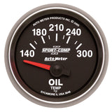 AutoMeter 3648 Sport-Comp II Electric Oil Temperature Gauge