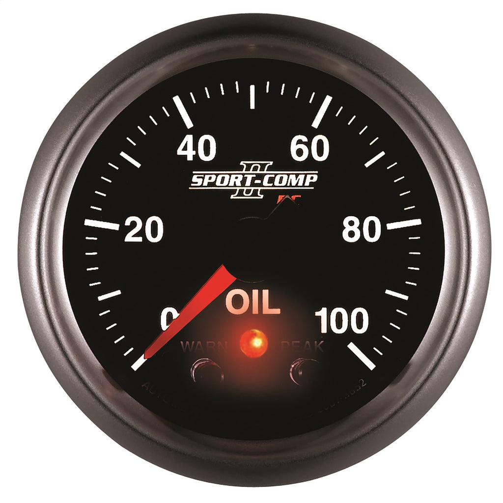 AutoMeter 3652 Sport-Comp II Electric Oil Pressure Gauge