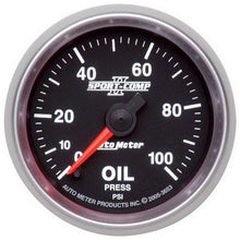 Load image into Gallery viewer, AutoMeter 3653 Sport-Comp II Digital Oil Pressure Gauge