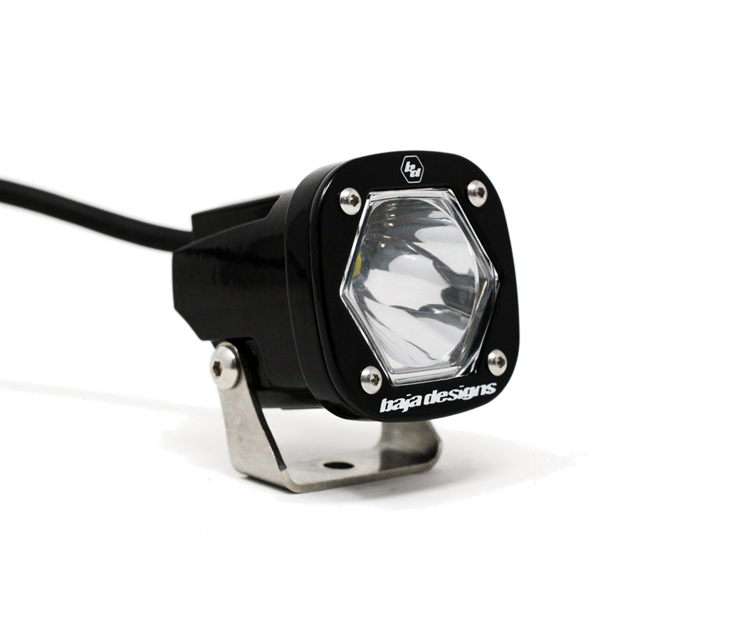 Baja Design 380001 S1 Spot LED Light with Mounting Bracket Single