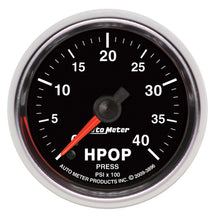 Load image into Gallery viewer, AutoMeter 3896 GS High Pressure Oil Pump Gauge