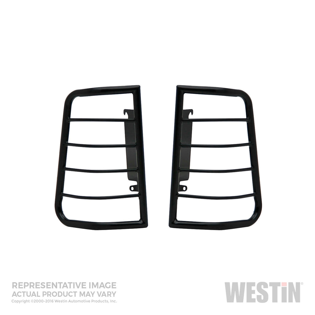 Westin 39-3005 Sportsman Tail Light Guard Black