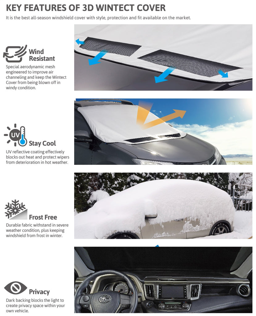 3D MAXpider 1781-B Wintect Windshield Cover