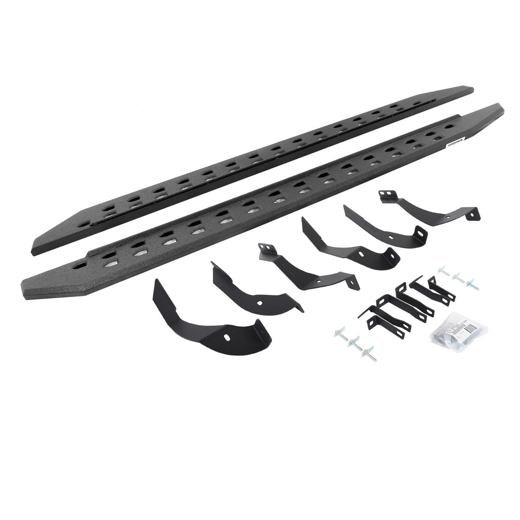 Go Rhino 69405187ST RB20 Slim Line Running Boards w/Mounting Brackets Kit