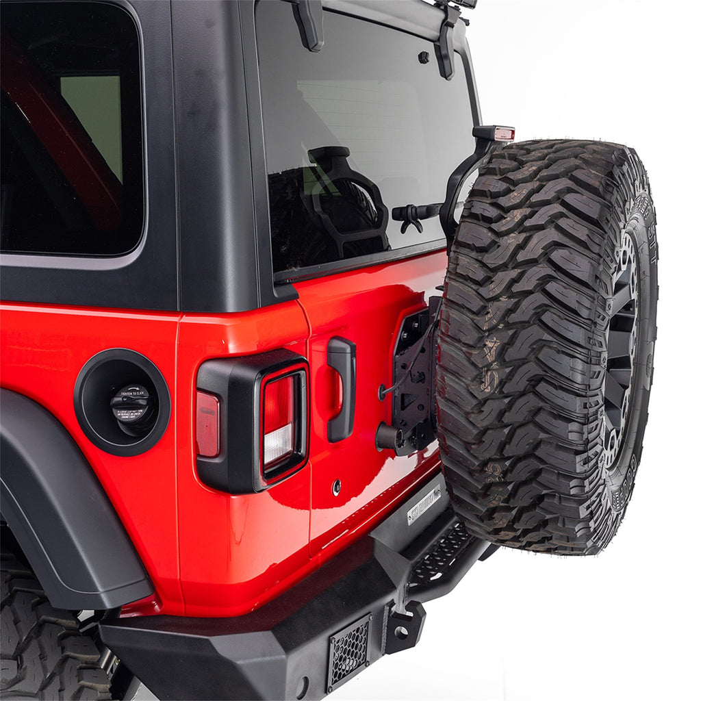 Go Rhino 372000T Rockline Spare Tire Relocation Kit Fits 18-24 Wrangler (JL)