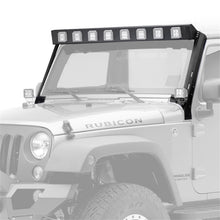 Load image into Gallery viewer, Go Rhino 738300T WLF Windshield Light Frame Fits 07-18 Wrangler (JK)