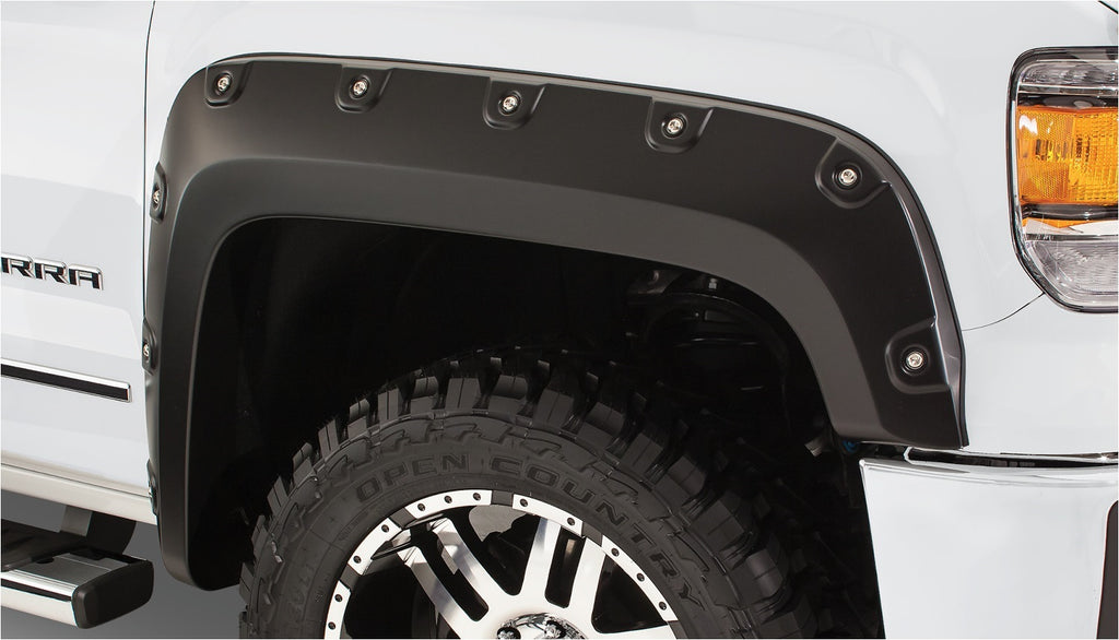 Bushwacker 40117-02 Boss Pocket Style Fender Flares Fits 14-15 Sierra 1500