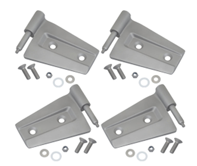 Kentrol 40575 Grey Door Hinge Set 4 Pieces 2 Door 07-18 Wrangler JK