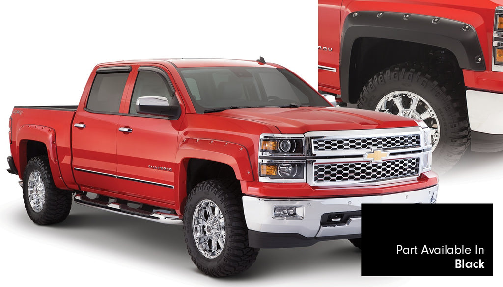 Bushwacker 40959-34 Pocket Style Color Match Fender Flares Fits Silverado 1500