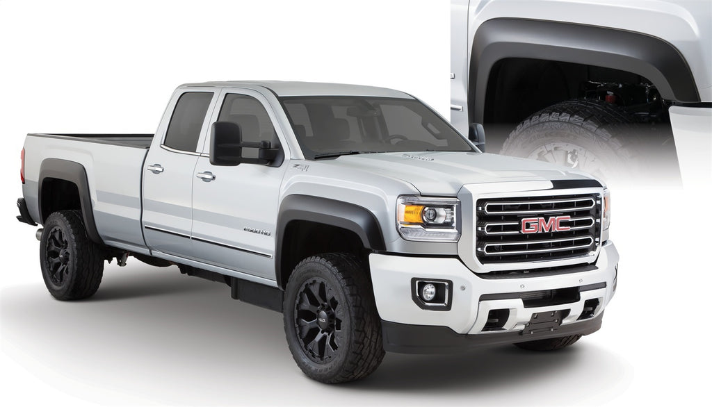 Bushwacker 40966-02 Extend-A-Fender Flares Fits Sierra 2500 HD Sierra 3500 HD