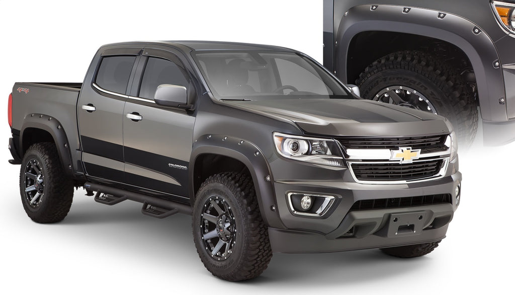 Bushwacker 40969-02 Pocket Style Fender Flares Fits 15-20 Colorado