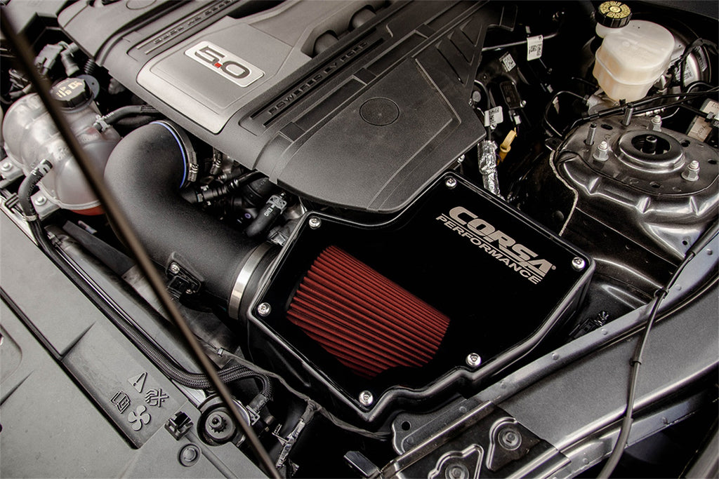 Corsa Performance 419850D Drytech 3D Closed Box Air Intake Fits 18-23 Mustang