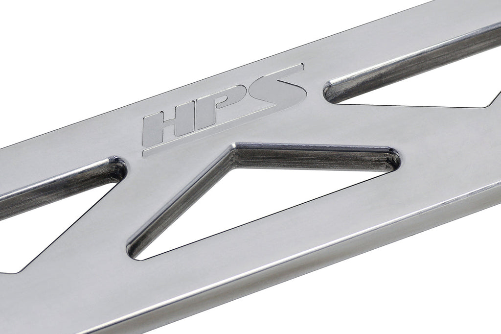 HPS 42-100P Polished Front Strut Tower Brace Fits 16-17 IS200t 2.0L Turbo