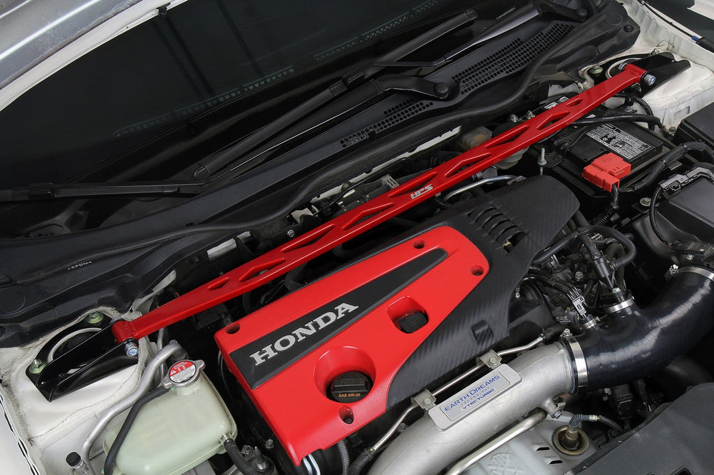 HPS 42-112R Red Front Strut Tower Brace Fits 23-24 Integra 1.5L Turbo