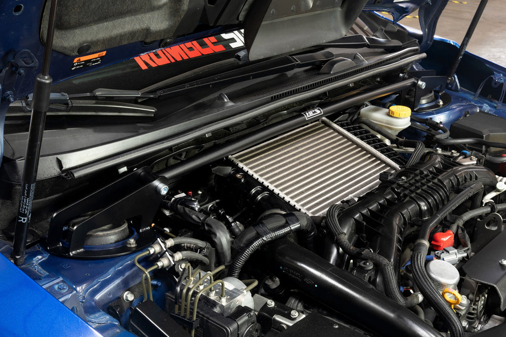 HPS 42-116WB Black Front Strut Tower Brace Fits 15-21 WRX 2.0L Turbo