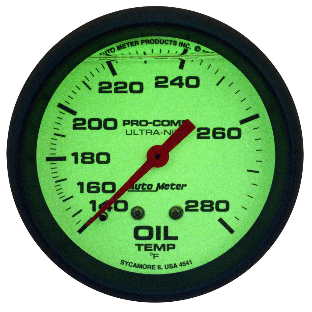 AutoMeter 4241 Ultra-Nite Oil Temperature Gauge