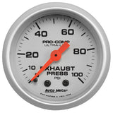 AutoMeter 4326 Ultra-Lite Mechanical Exhaust Pressure Gauge