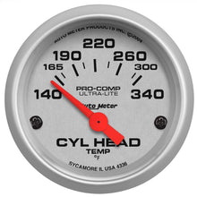 Load image into Gallery viewer, AutoMeter 4336 Ultra-Lite Electric Cylinder Head Temperature Gauge