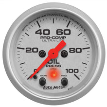 Load image into Gallery viewer, AutoMeter 4352 Ultra-Lite Electric Oil Pressure Gauge