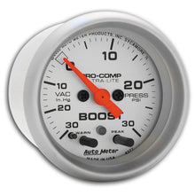 Load image into Gallery viewer, AutoMeter 4377 Ultra-Lite Electric Boost/Vacuum Gauge