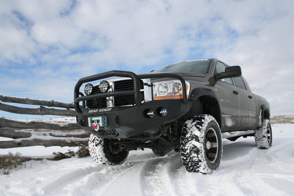 Road Armor 44065B Stealth Winch Front Bumper