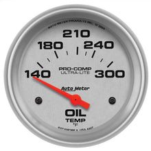 Load image into Gallery viewer, AutoMeter 4447 Ultra-Lite Electric Oil Temperature Gauge