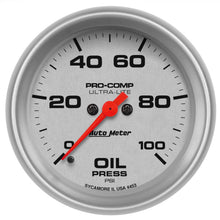 Load image into Gallery viewer, AutoMeter 4453 Ultra-Lite Digital Oil Pressure Gauge