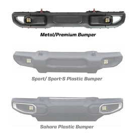 Baja Design 447068 JL Fog Pocket Kit For 2018 Wrangler JL Rubicon