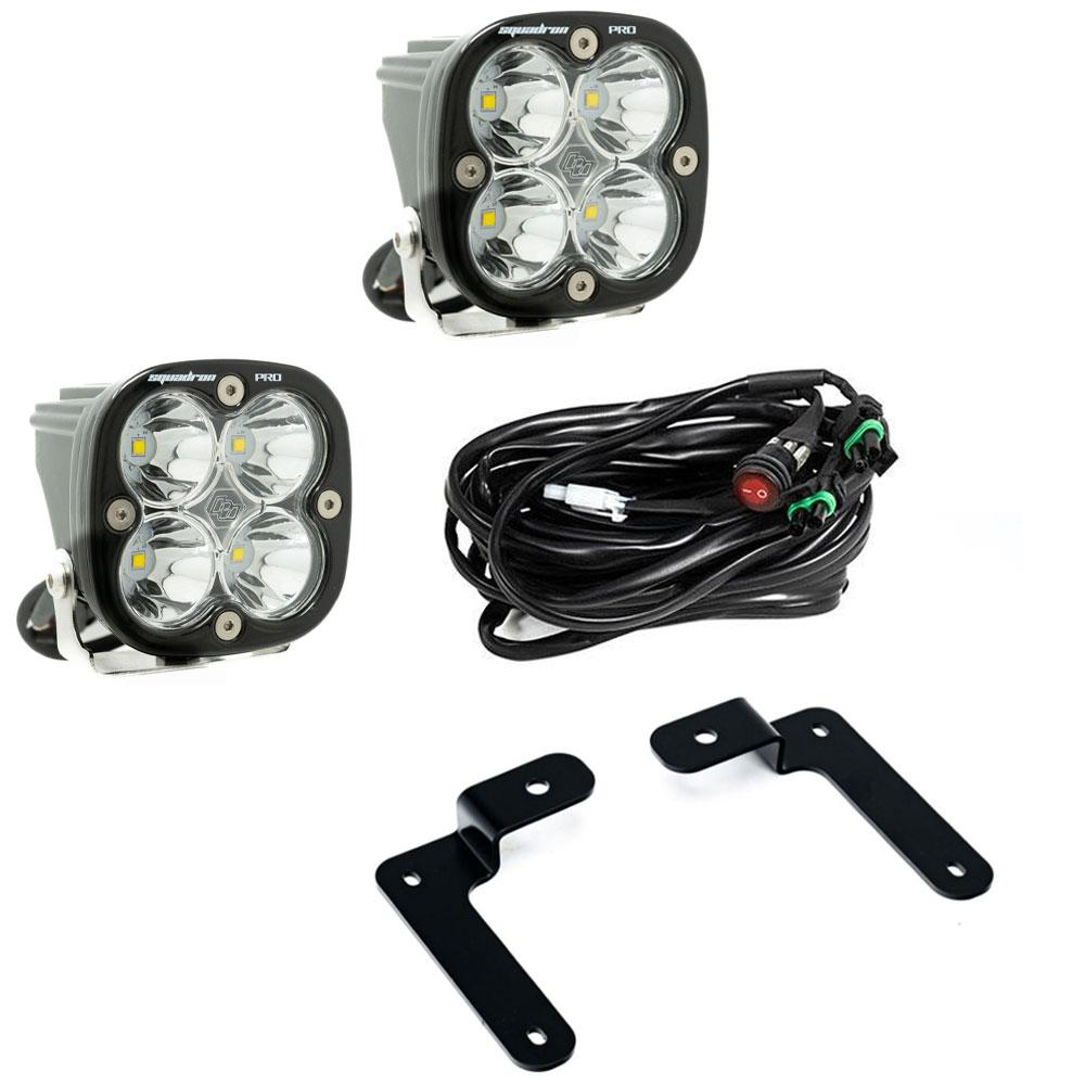 Baja Design 447505 A-Pillar Light Kit For 2018 Wrangler JL Pro Kit