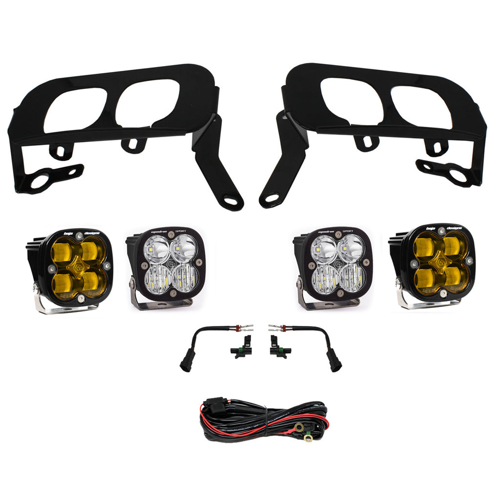 Baja Design 447531 Squadron Sport/SAE Fog Light Kit For Chevy Silverado 14-15