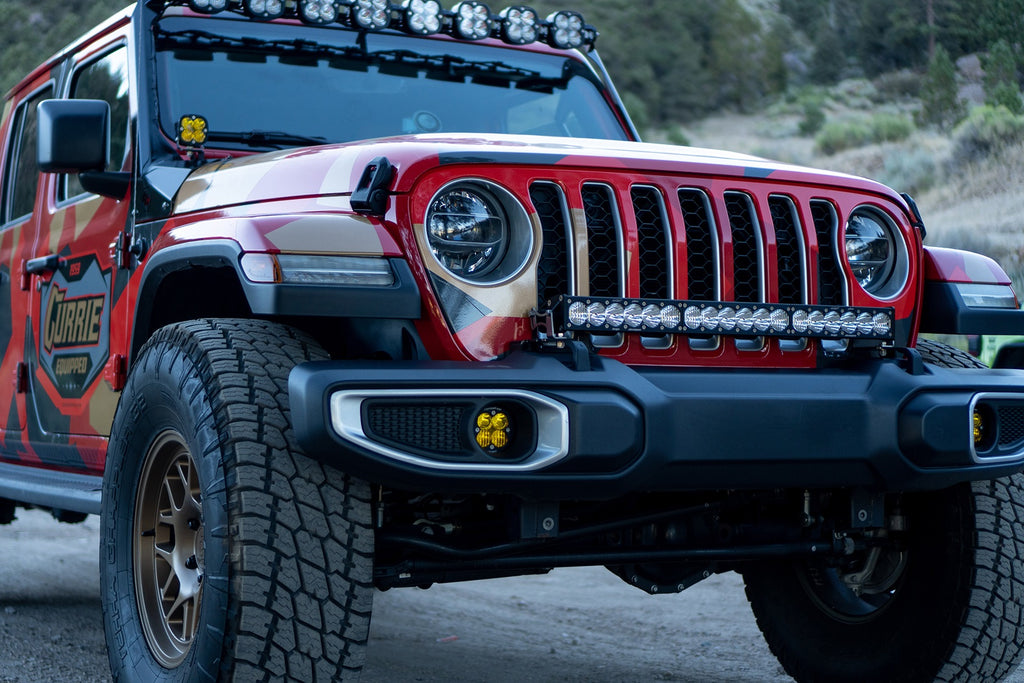 Baja Design 447657UP 30in. OnX6+ Light Bar Kit w Upfitter For Jeep JL/JT