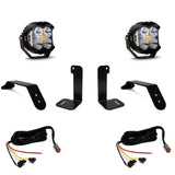 Baja Design 447658UP Dual LP4 Auxiliary Light Kit w Upfitter For Jeep JL/JT