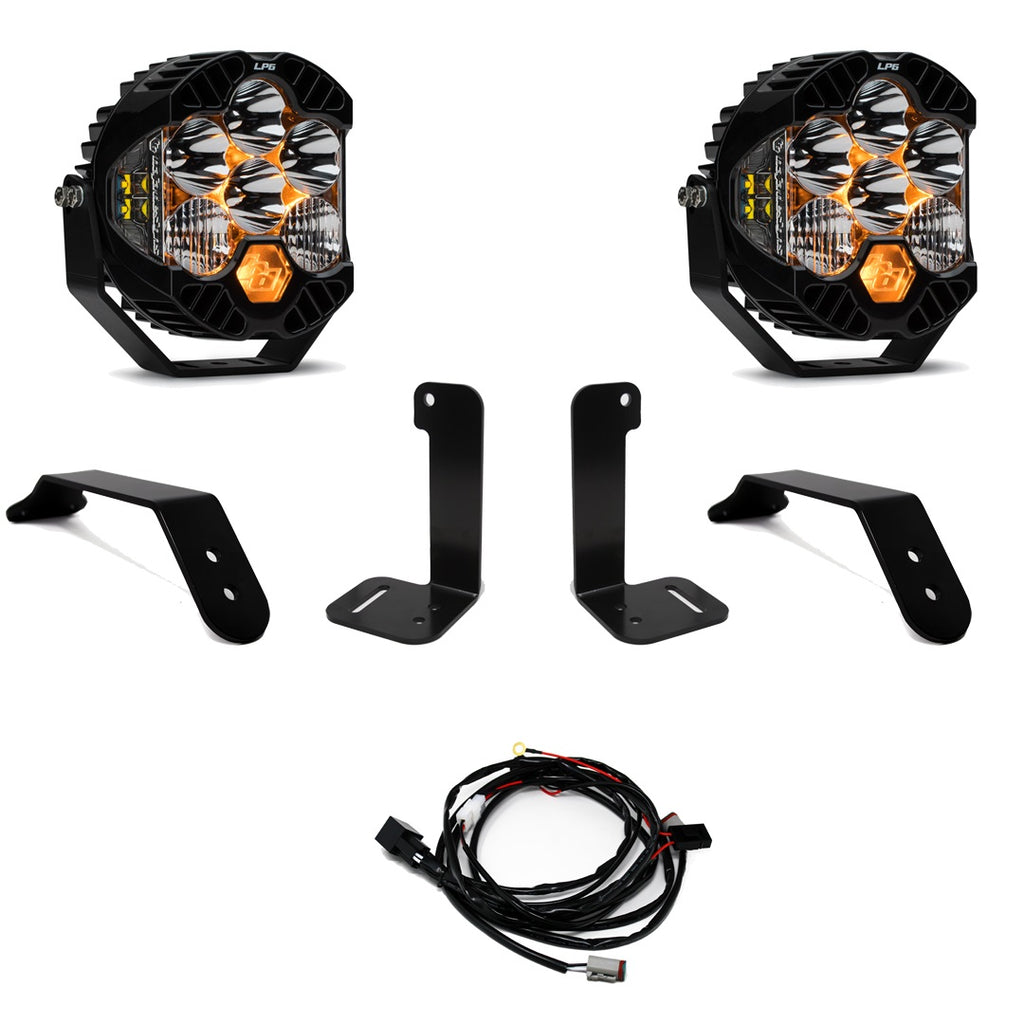 Baja Design 447659 Dual LP6 Auxiliary Light Kit For Jeep JL/JT