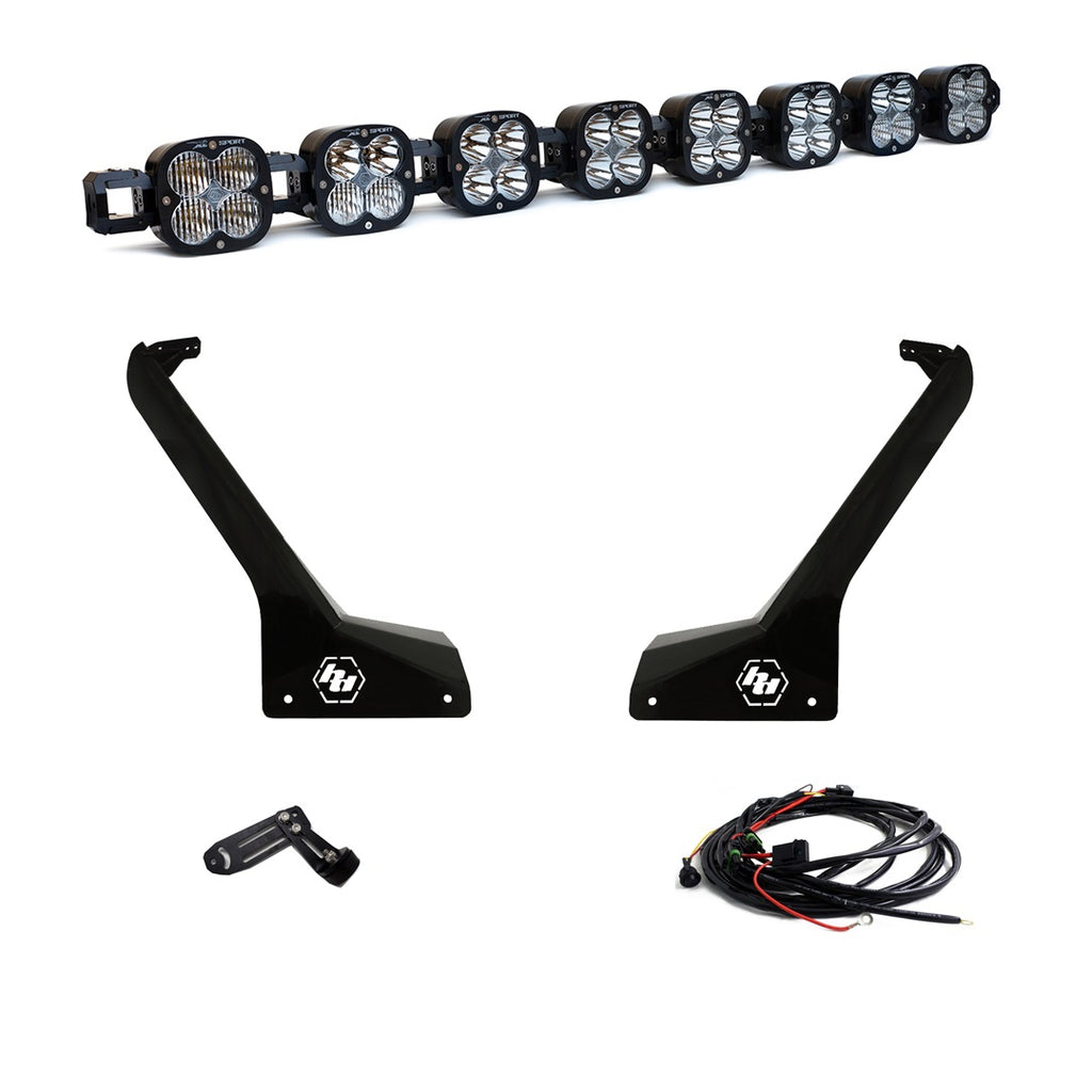 Baja Design 447664 Roof Bar LED Light Kit 8 XL Linkable For Jeep JL/JT