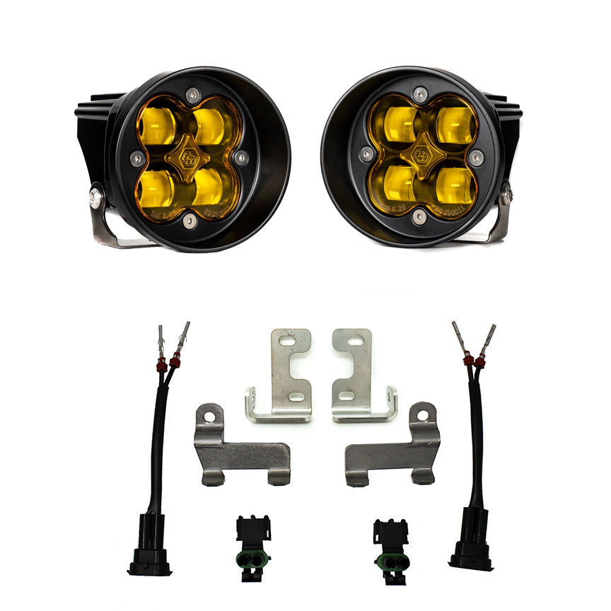 Baja Design 447704 Fog Pocket Kit Squadron SAE Amber For Rav4 16-23