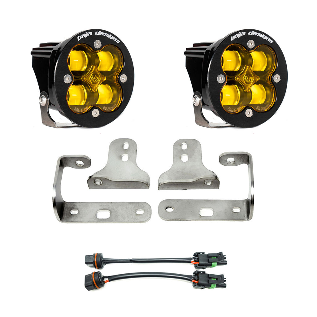 Baja Design 447722 Fog Light Squadron-R SAE For 18-23 Wrangler JL Sport/Sport-S