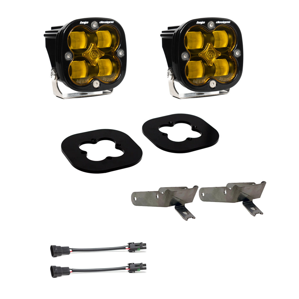 Baja Design 447731 Fog Pocket Kit SAE Amber For 11-16 Ford Super Duty