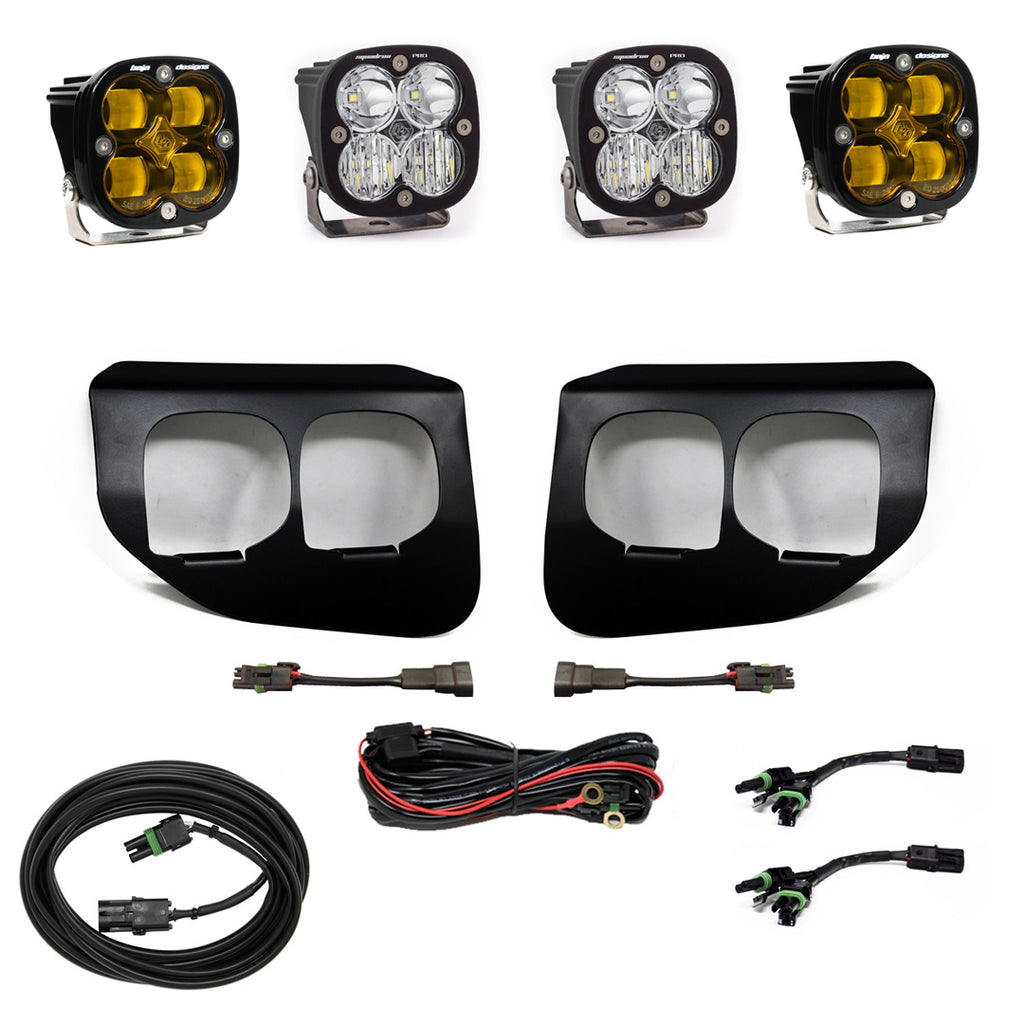 Baja Design 447737 Fog Lights Dual FPK Amber SAE/Pro DC For 20-22 Super Duty