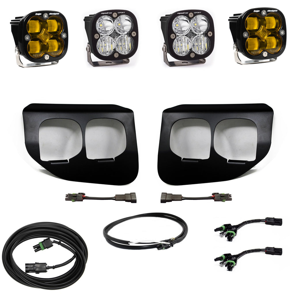 Baja Design 447739UP Fog Lights FPK Amber SAE/Sport DC For 20-22 Ford Super Duty