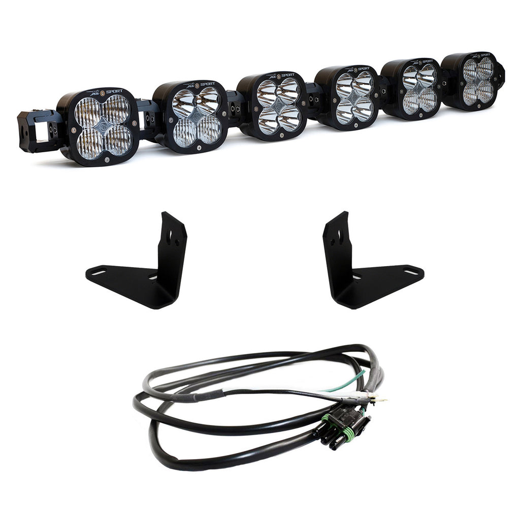 Baja Designs 6 XL Linkable Light Bar Kit 21-Up Ford Bronco Steel Bumper Mount