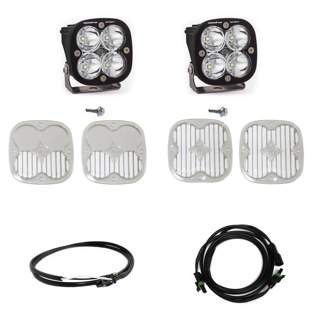 Baja Design 447755UP A Pillar Light Kit For 21-23 Ford Bronco Squadron Sport